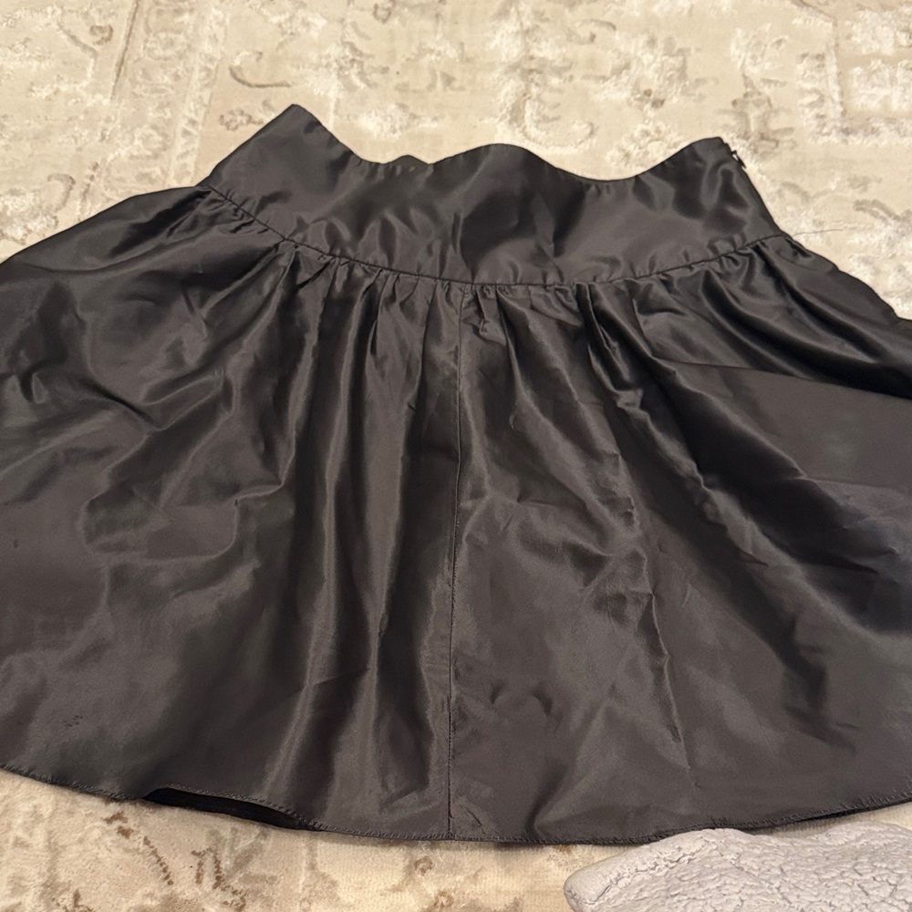 Armani Collezioni Charcoal A-Line Skirt